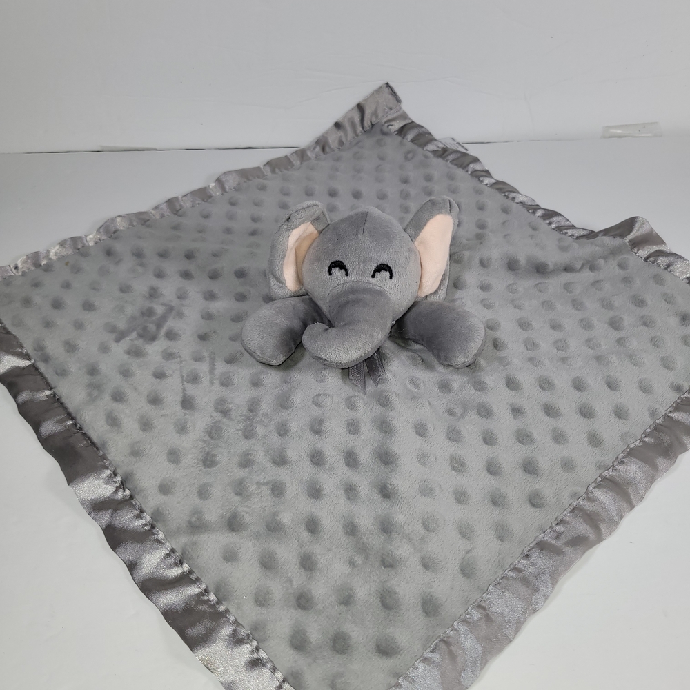 Gray Elephant Security Blanket Lovey